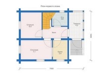 План дома  (проект) - ПС 628